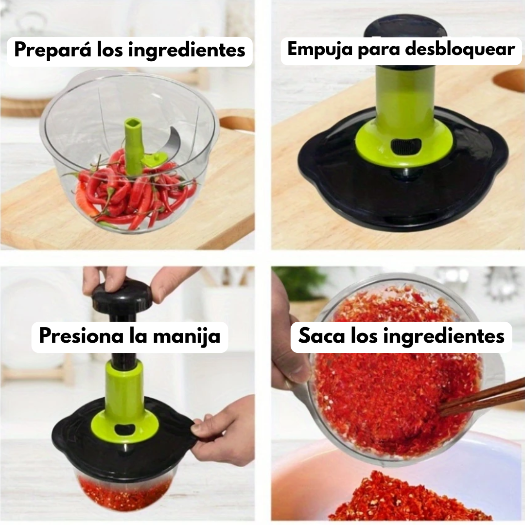 HAND PAT - Procesador de alimentos manual 🥕