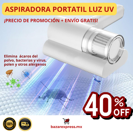 Aspiradora UV ELIMINA ÁCAROS Y POLVO