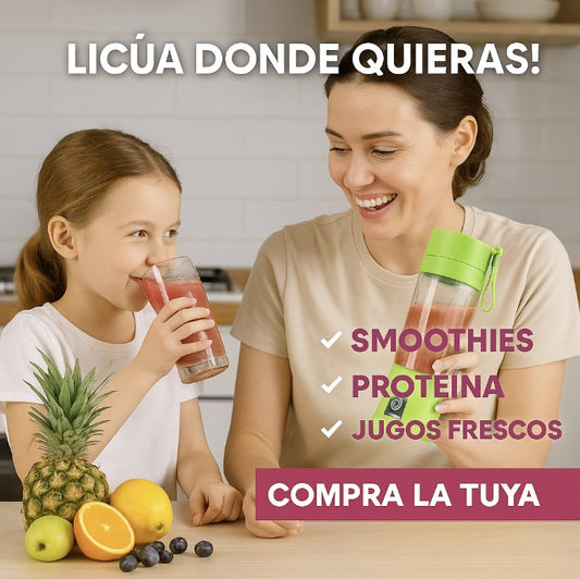 SÚPER LICUADORA PORTÁTIL 🍉